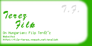 terez filp business card